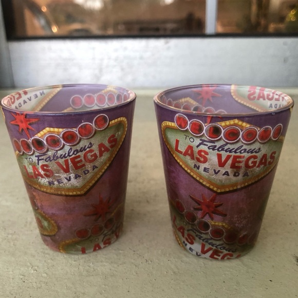 Las Vegas shot glasses set of 3 including Luxor hotel ceramic collectible - Picture 7 of 7
